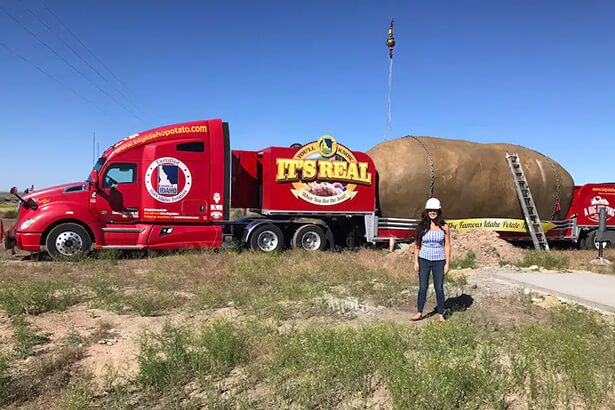 Kristie Wolfe Big Idaho Potato Truck 05 2019
